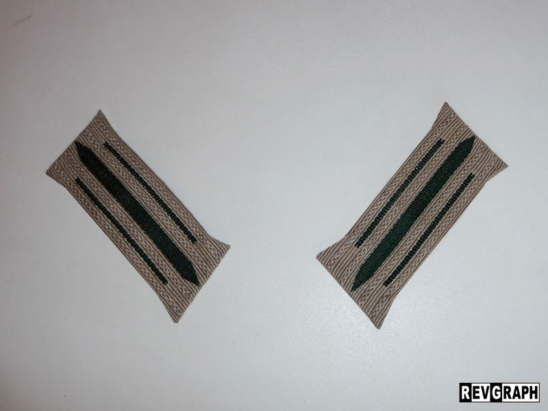 how to sew litzen on feldbluse - come cucire - sewing - cucitura - wehrmacht heer - image